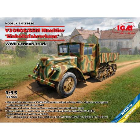 V3000S/SSM Maultier ‘Einheitsfahrerhaus’  WWII German Truck