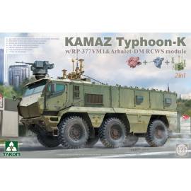 KAMAZ Typhoon-K avec module RP-377VM1 et Arbalet-DM RCWS 2 en 1