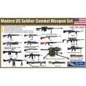 Modern US Soldier Combat Weapon Set