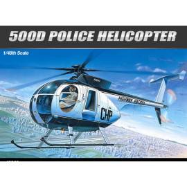 Hughes 500D Police Helicopter|Academy|12249|1:48