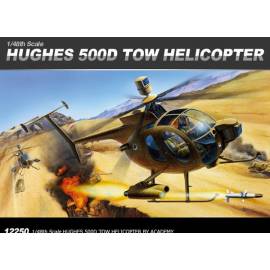 Hugues Tow Defender 500D Helicop (1644)|Academy|12249|1:48
