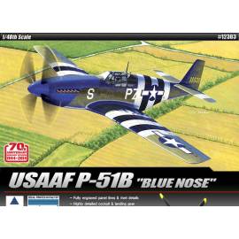 North American P-51B USAAF "Blue Nose"|ACADEMY|12295|1:48