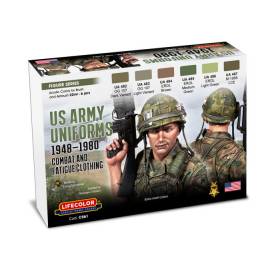 Peinture US Army Uniforms 1948-80- 6X22 ml|LIFECOLOR|LCCS61