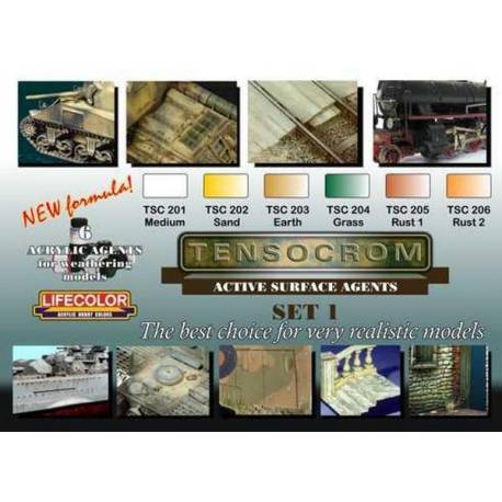 TENSOCROM SET 1 LIQUID PIGMENTS  