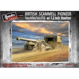 British Scammell Pioneer Artillery Tractor R100 with 7,2inch Howitzer