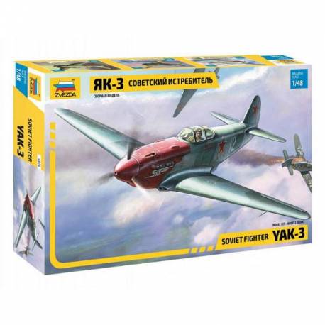 Maquette avion Yak-3 (Normandie Niemen)|ZVEZDA|4814|1:48