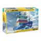 Maquette bateau Russian nuclear-powered icebreaker project 22220 "ARKTIKA"|ZVEZDA|9044|1:350