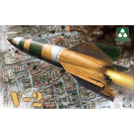 Maquette V-2 WWII German Single Stage Ballistic Missile|TAKOM|2075|1:35