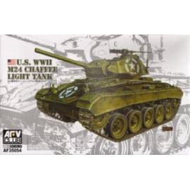 Maquette Char M24 Chaffee Light Tank (WWII Version)|AFV Club|35054|1:35