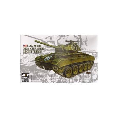 Maquette Char M24 Chaffee Light Tank (WWII Version)|AFV Club|35054|1:35