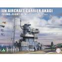 IJN Porte-avions Akagi - Île et poste de pilotage, attaque de Pearl Harbor 1941