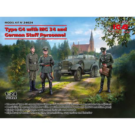 Type G4 with MG 34 and German Staff Personnel
