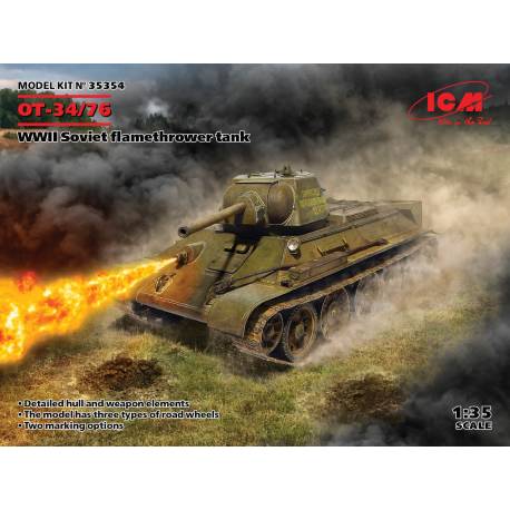 OT-34/76 Soviet flamethrower tank