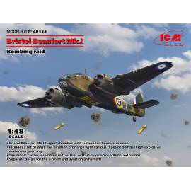 Bristol Beaufort Mk.I.  Bombing raid