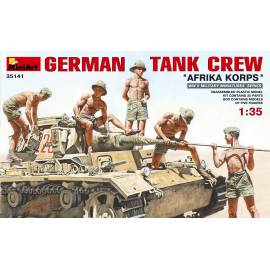 GERMAN TANK CREW  "AFRIKA KORPS" 