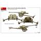 GERMAN 7.5CM ANTI-TANK GUN PAK 40. MID PROD. WITH FIELD ARTILLERY CREW