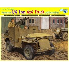 Armored 1/4 Ton 4x4 Truck w/Bazooka 