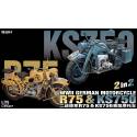 WWII German Motorcycle R75 & KS750 2 in 2