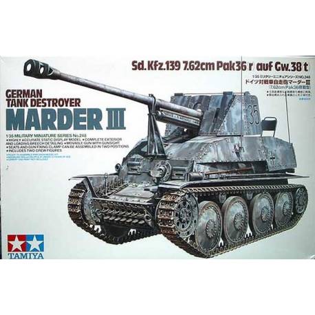GERMAN MARDER III (38t) TANK DESTROYER Sd.kfz. 139 