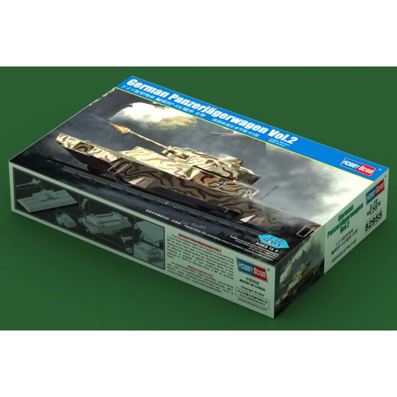 Modellino Treno Carro Tedesco Panzerjägerwagen Vol.2 HOBBY BOSS 82955 1 - Afbeelding 8 van 13