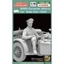WWII German officer for Side Car 1942