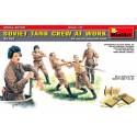 SOVIET TANK CREW AT WORK