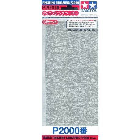Papier abrasif P2000 x3  