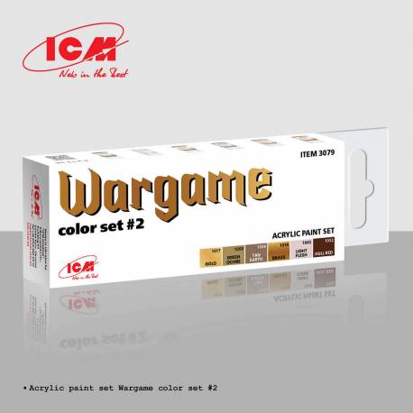 Acrylic paint set for Wargame Color Set 2