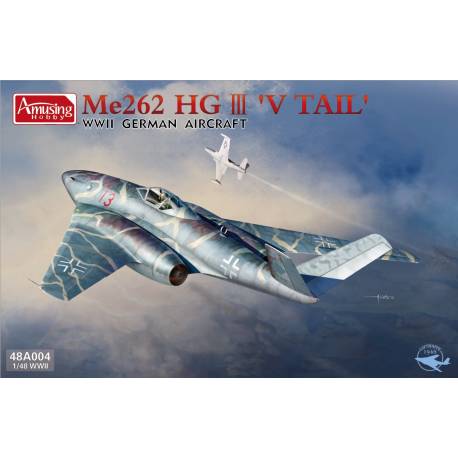 Maquette avion Messerschmit Me 262 HGIII|Amusing Hobby|48A003|1:48