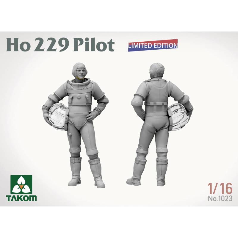 Ho 229 Pilotmaquette Figura Pilot TAKOM 1023 1:16 Maqueta Tanque Promo - Imagen 2 de 3