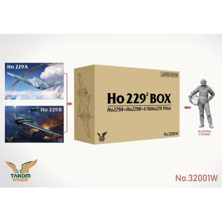 Ho 229 BOX 2 Ho229A+Ho229B+1/16Ho229 Pilot-Limited