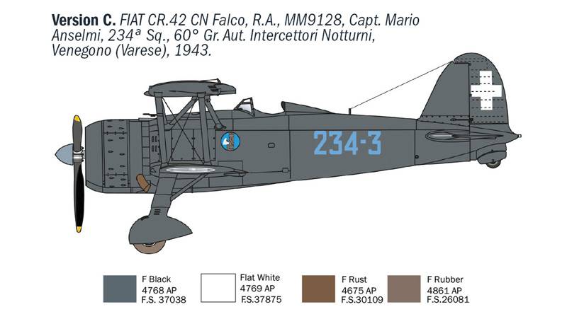 FIAT CR.42 CN "Falco" Night Fighter – Image 7