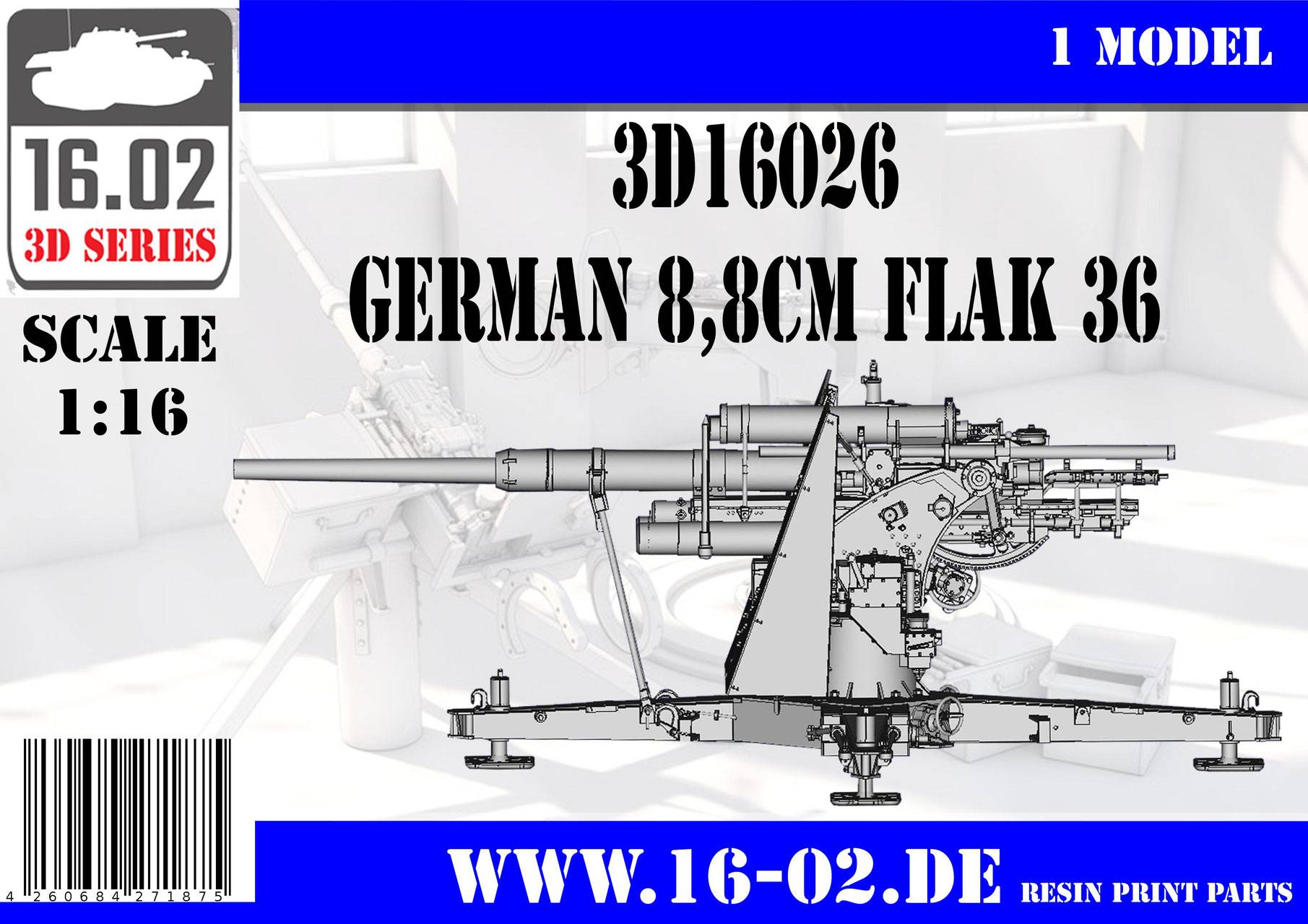 German 8,8cm Flak 36
