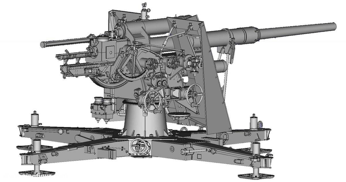 German 8,8cm Flak 36 – Image 5