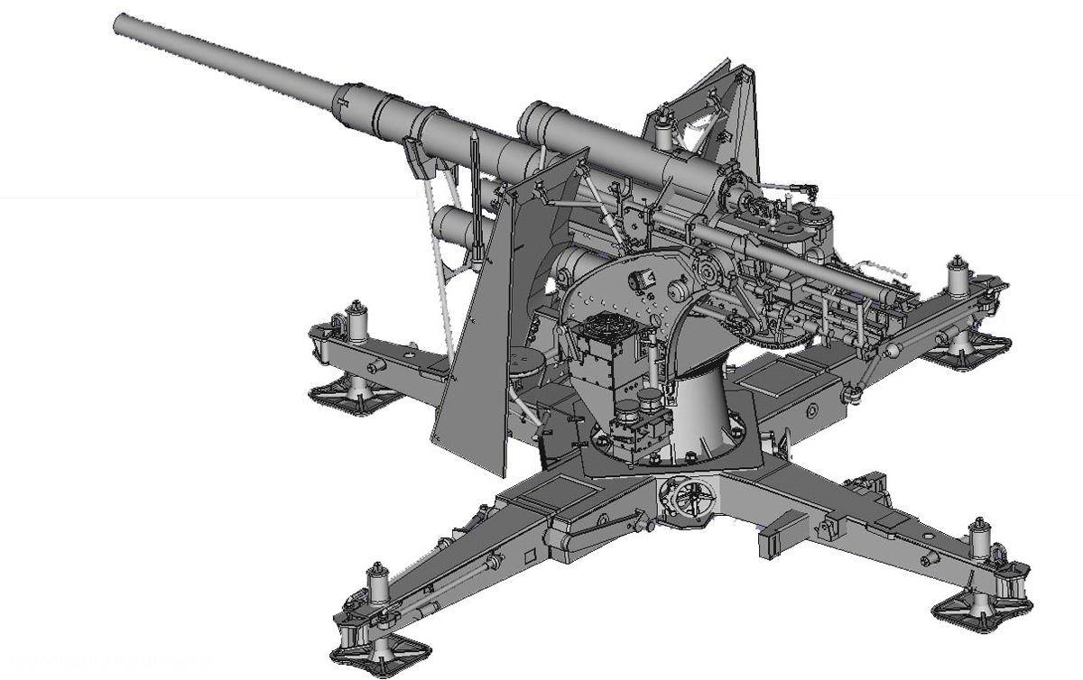 German 8,8cm Flak 36 – Image 8