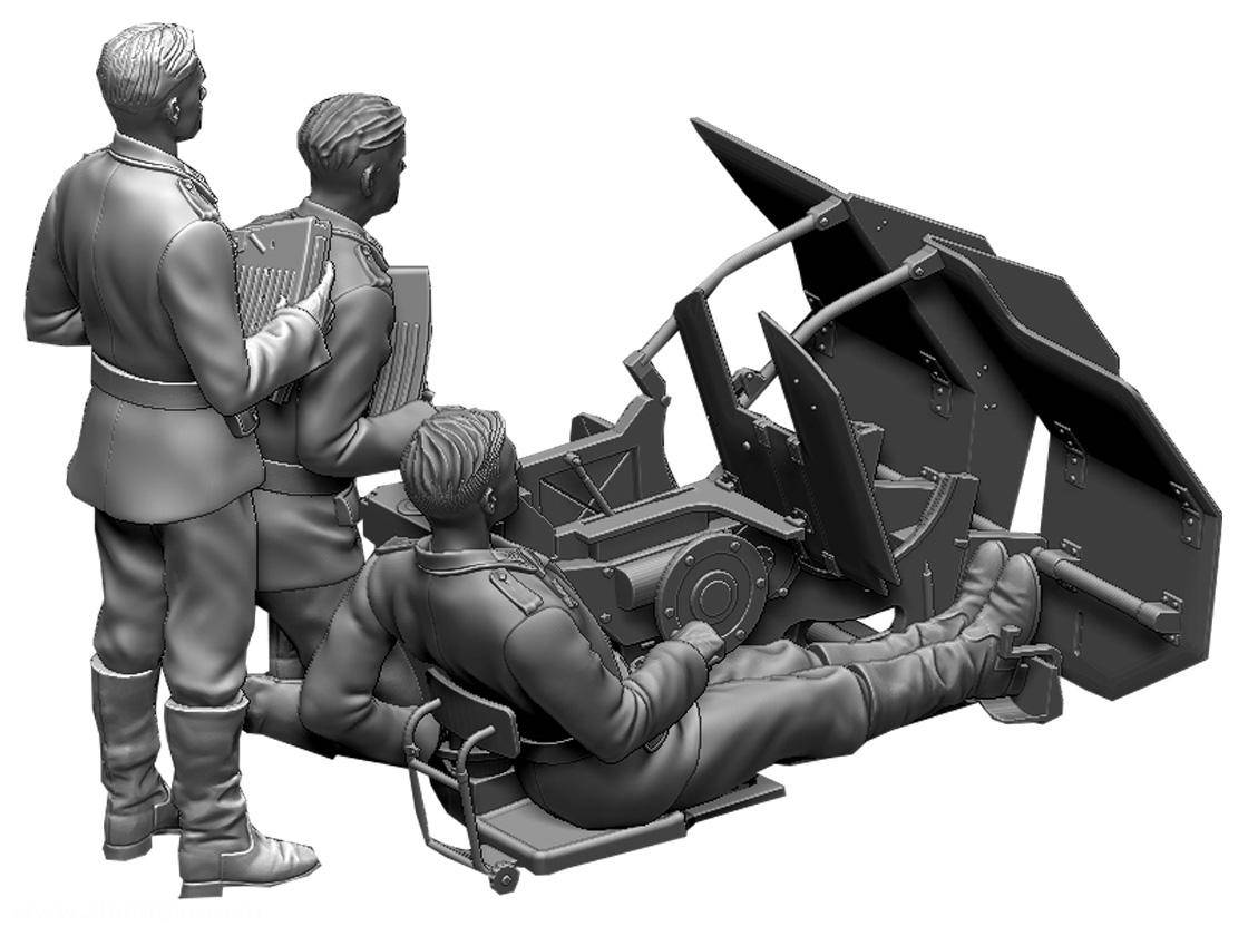 German 2cm Flak 38 with young Crew – Image 5