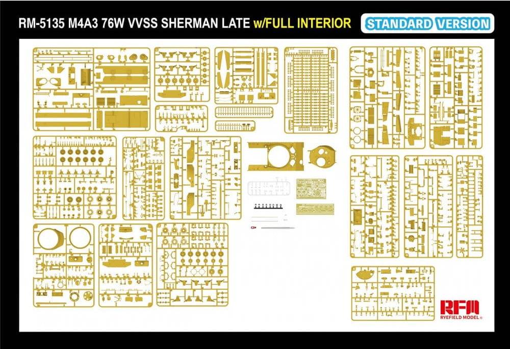M4A3 76W VVSS Sherman late with Full Interior – Image 7