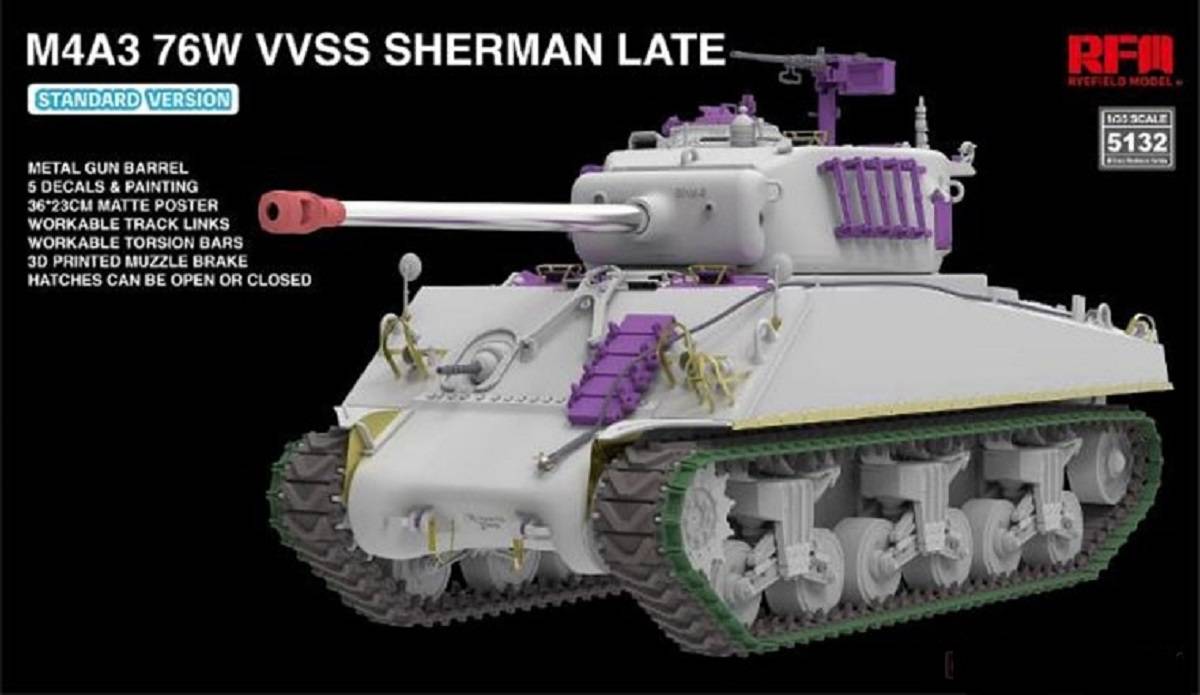 M4A3 Sherman 76W VVSS Late Standard Version – Image 2