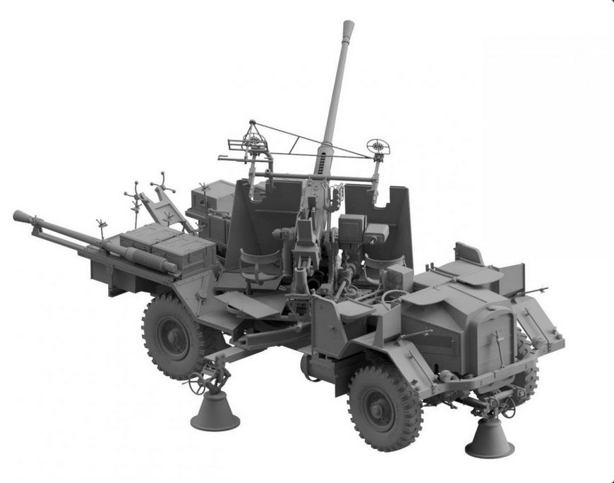 Morris Bofors C9/B Early The Iconic British WWII Gun Truck – Image 3