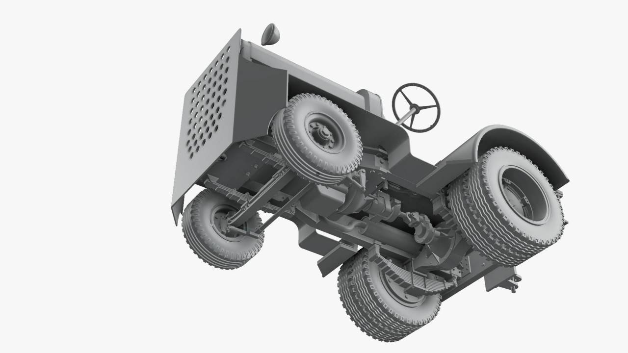 US Tug Clarktor 6 Mill-44 The Heaviest Airfield Tractor – Image 3