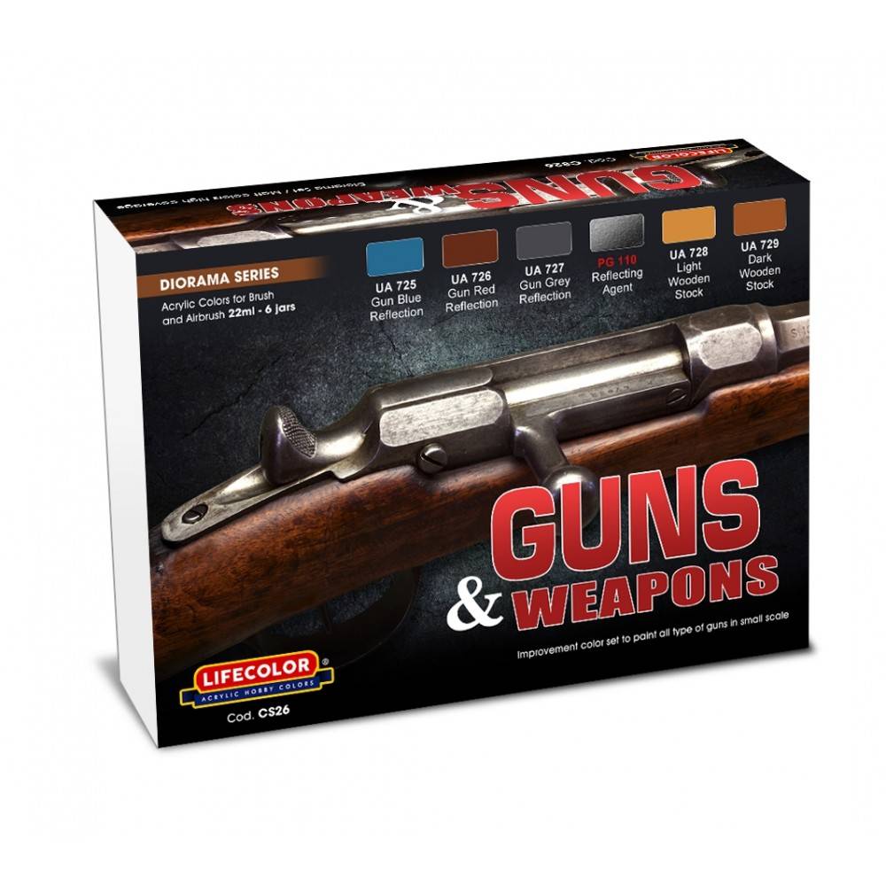 Peinture CAMOUFLAGE SET Guns and Weapons- 6x 22ml acrylic colours – Image 3
