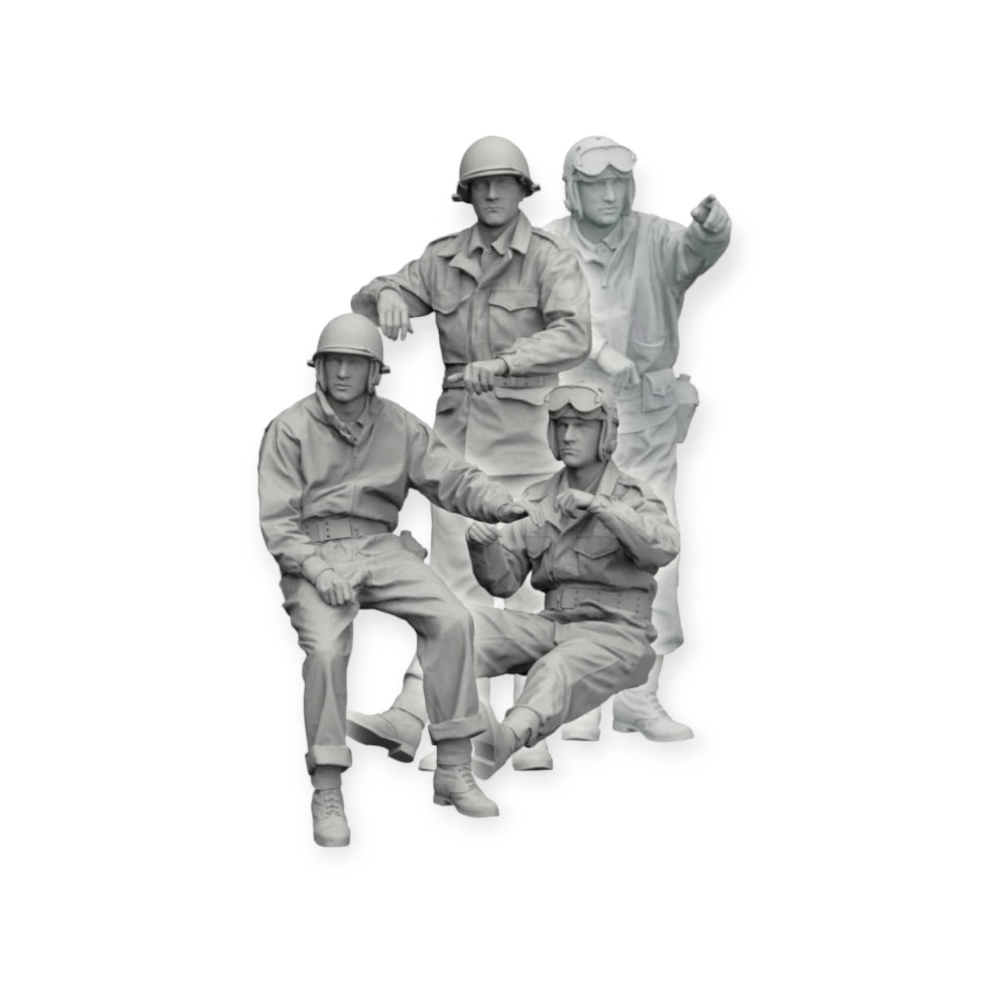 WW II U.S. Tank Crew – Image 3