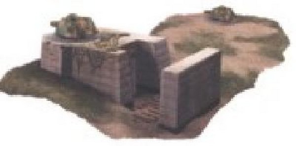 BUNKER ALLEMAND TYPE "PANZERSTURM"