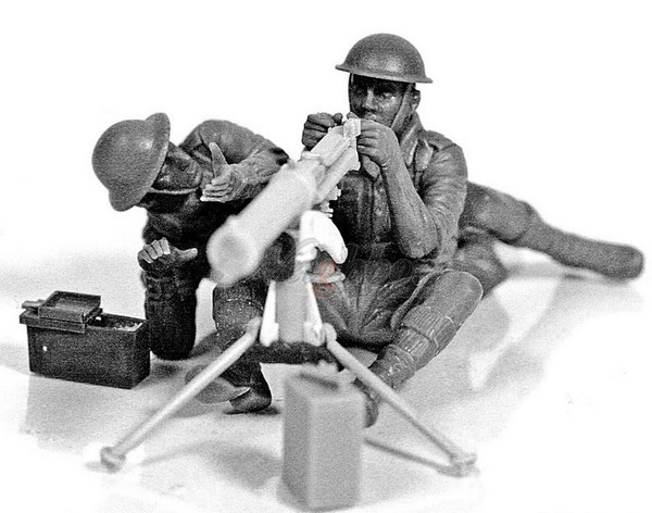 Vickers Machine Gun Team, North Africa Desert Battle Series, WWII – Image 3