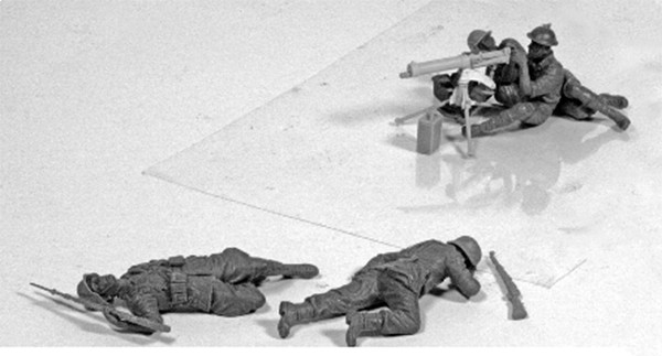 Vickers Machine Gun Team, North Africa Desert Battle Series, WWII – Image 5