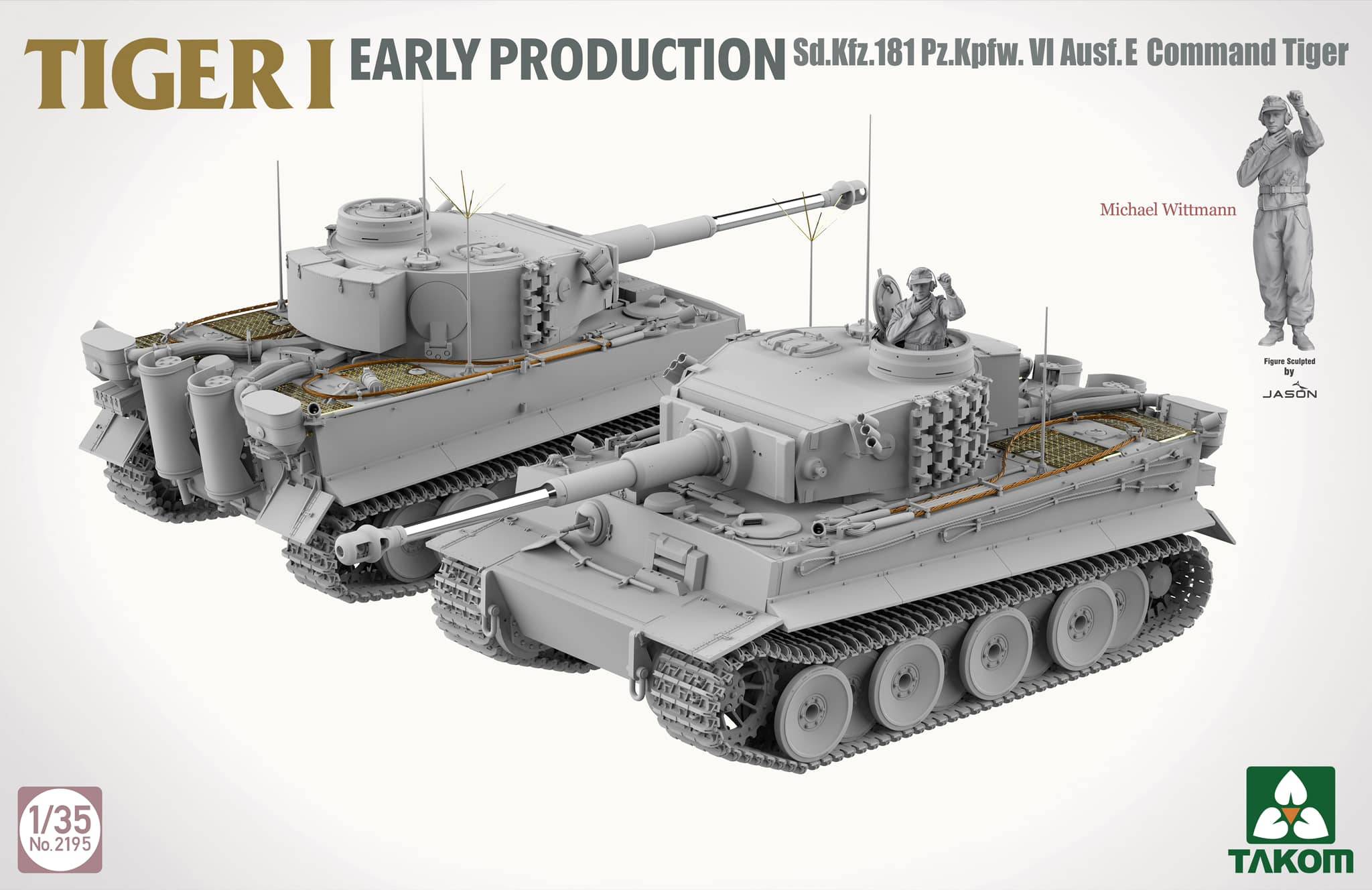 Sd.Kfz.181 Pz.Kpfw.VI Ausf.E Tiger I Command Tiger Michael Wittmann Early Production – Image 2
