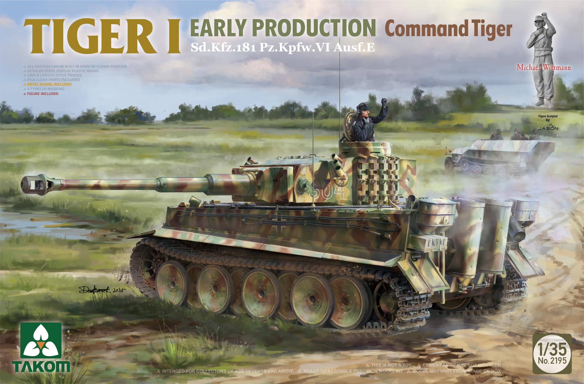 Sd.Kfz.181 Pz.Kpfw.VI Ausf.E Tiger I Command Tiger Michael Wittmann Early Production