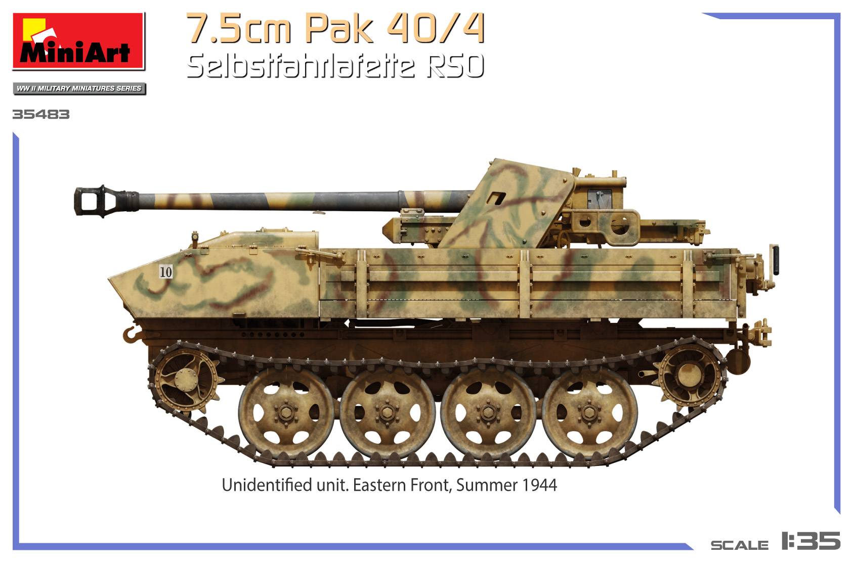 7.5cm PaK 40/4 auf gep. Selbstfahrlafette RSO – Image 6
