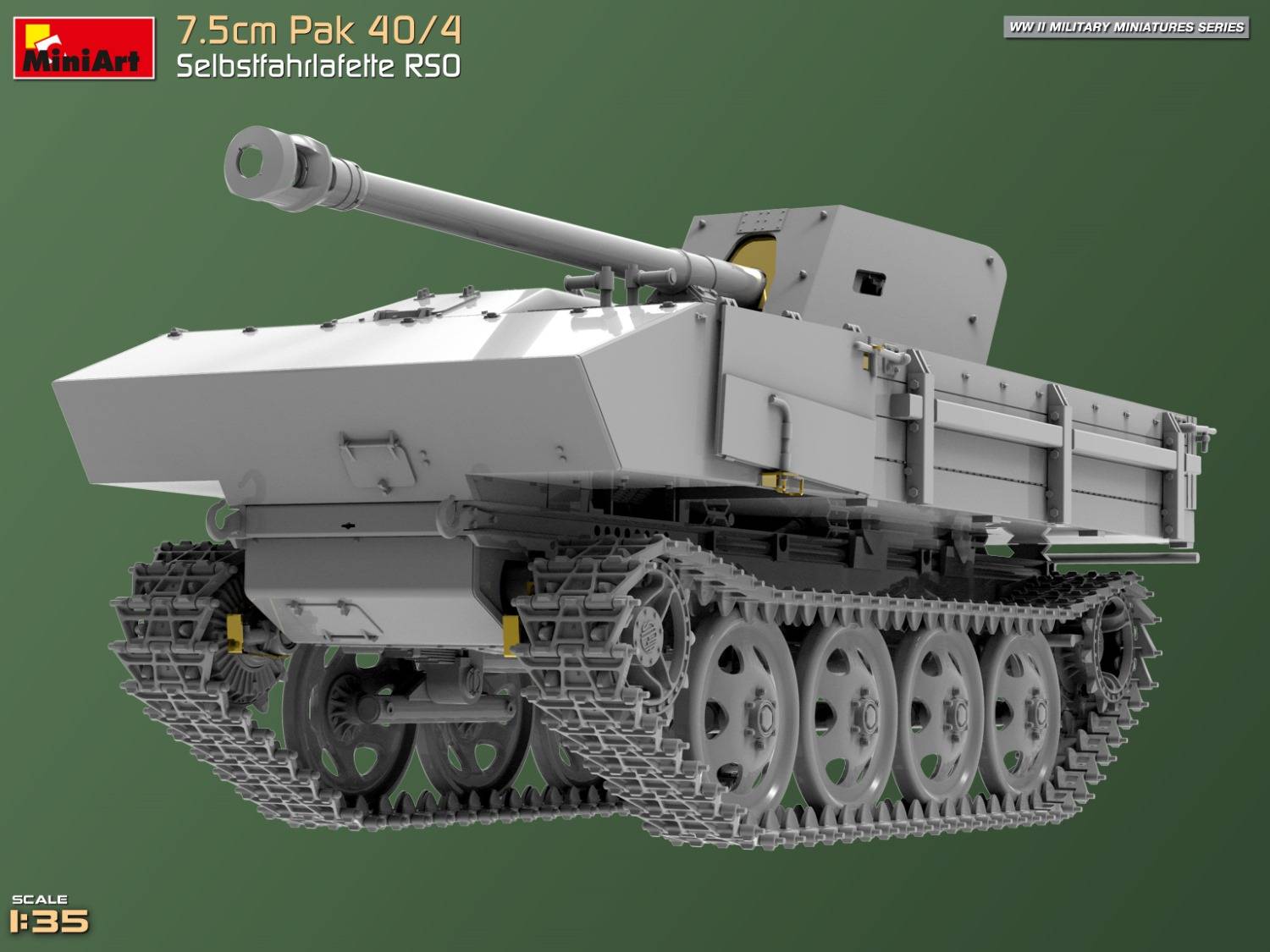 7.5cm PaK 40/4 auf gep. Selbstfahrlafette RSO – Image 8