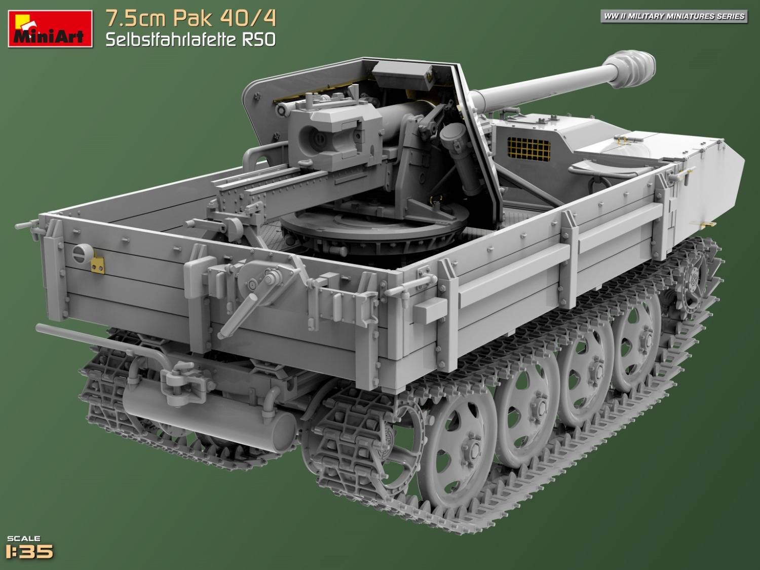 7.5cm PaK 40/4 auf gep. Selbstfahrlafette RSO – Image 9